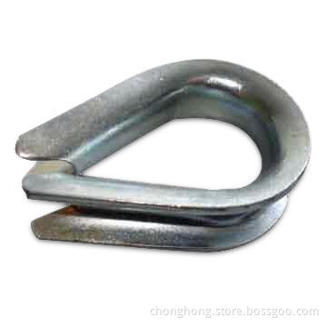 Stainless/Galvanized Thimble, Carbon Steel with Polished Surface Treatment